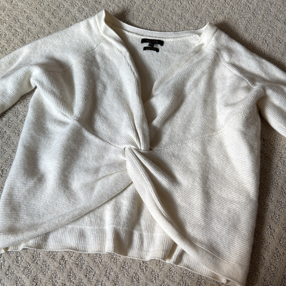 Massimo Dutti Twisted Front Sweater